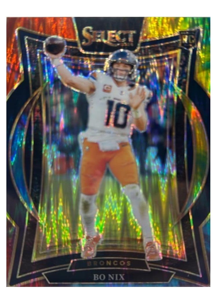 2024 Panini Select Bo Nix #30 card