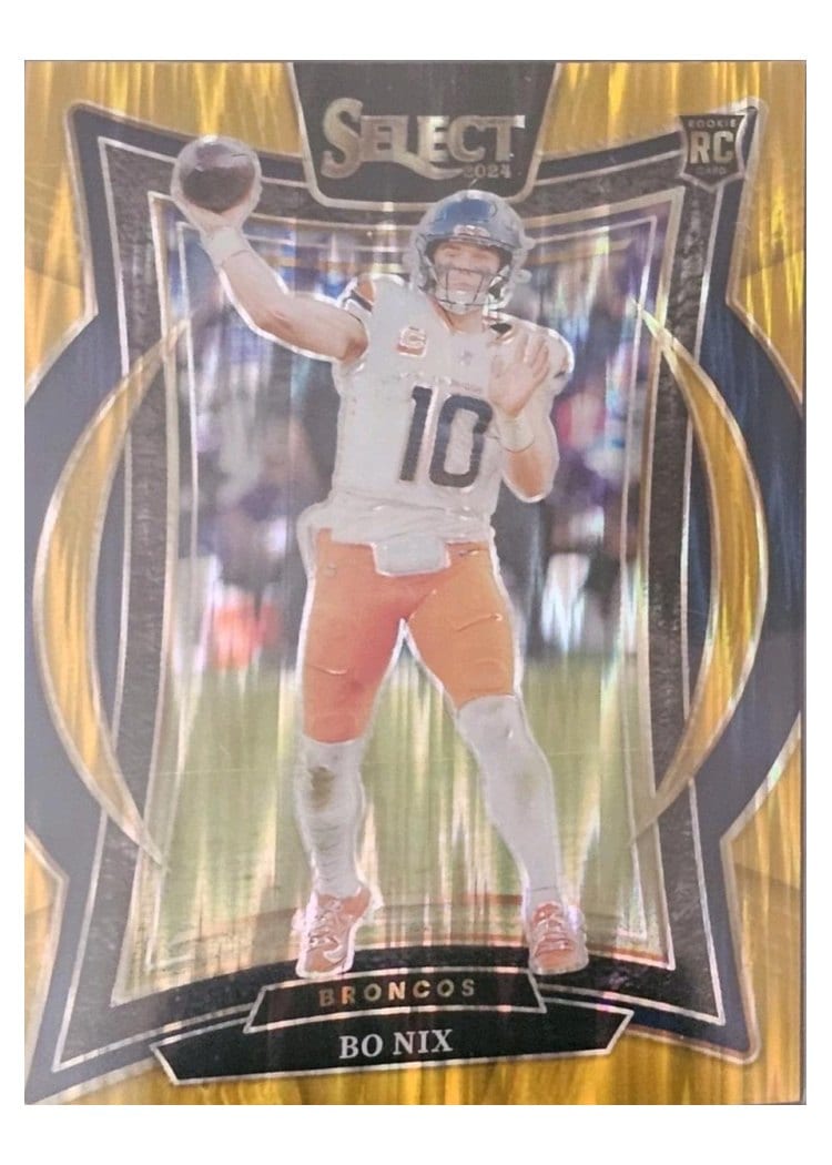 2024 Panini Select Bo Nix #30 card