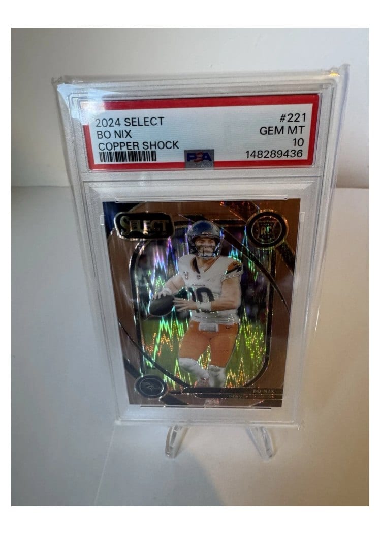 2024 Panini Select Base Set Bo Nix #221 card