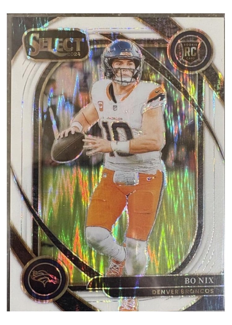 2024 Panini Select Base Set Bo Nix #221 card