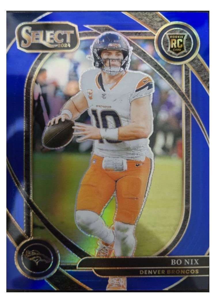 2024 Panini Select Base Set Bo Nix #221 card