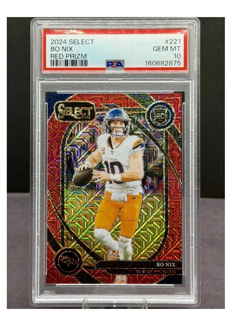 2024 Panini Select Base Set Bo Nix #221 card