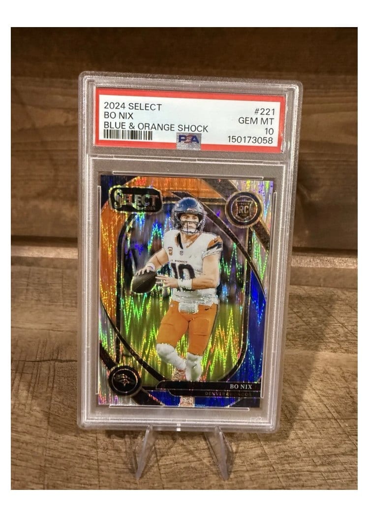 2024 Panini Select Base Set Bo Nix #221 card