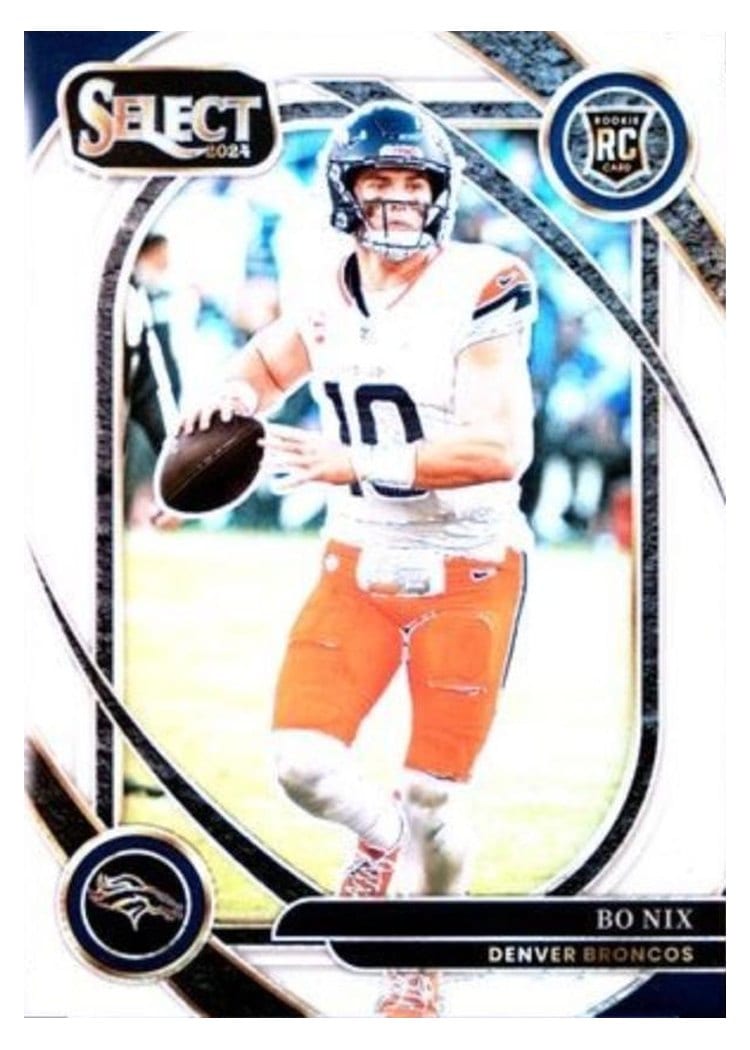 2024 Panini Select Base Set Bo Nix #221 card