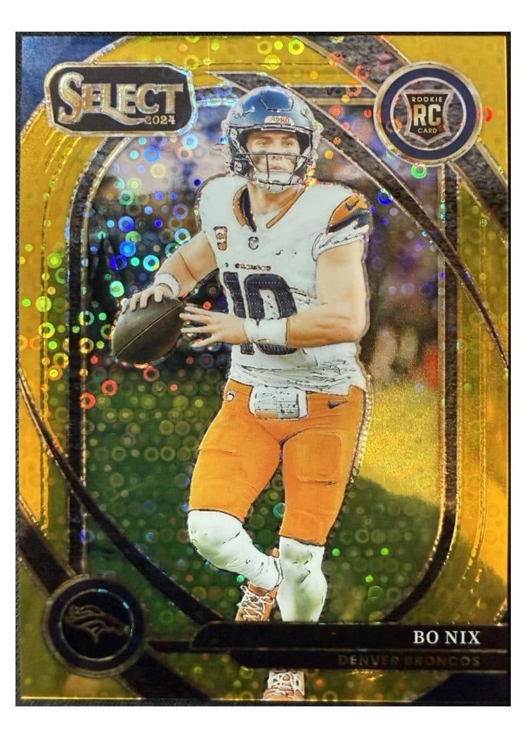2024 Panini Select Base Set Bo Nix #221 card