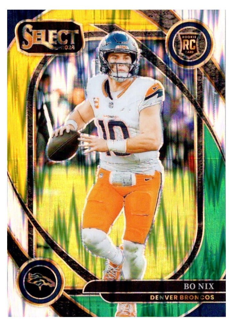 2024 Panini Select Base Set Bo Nix #221 card