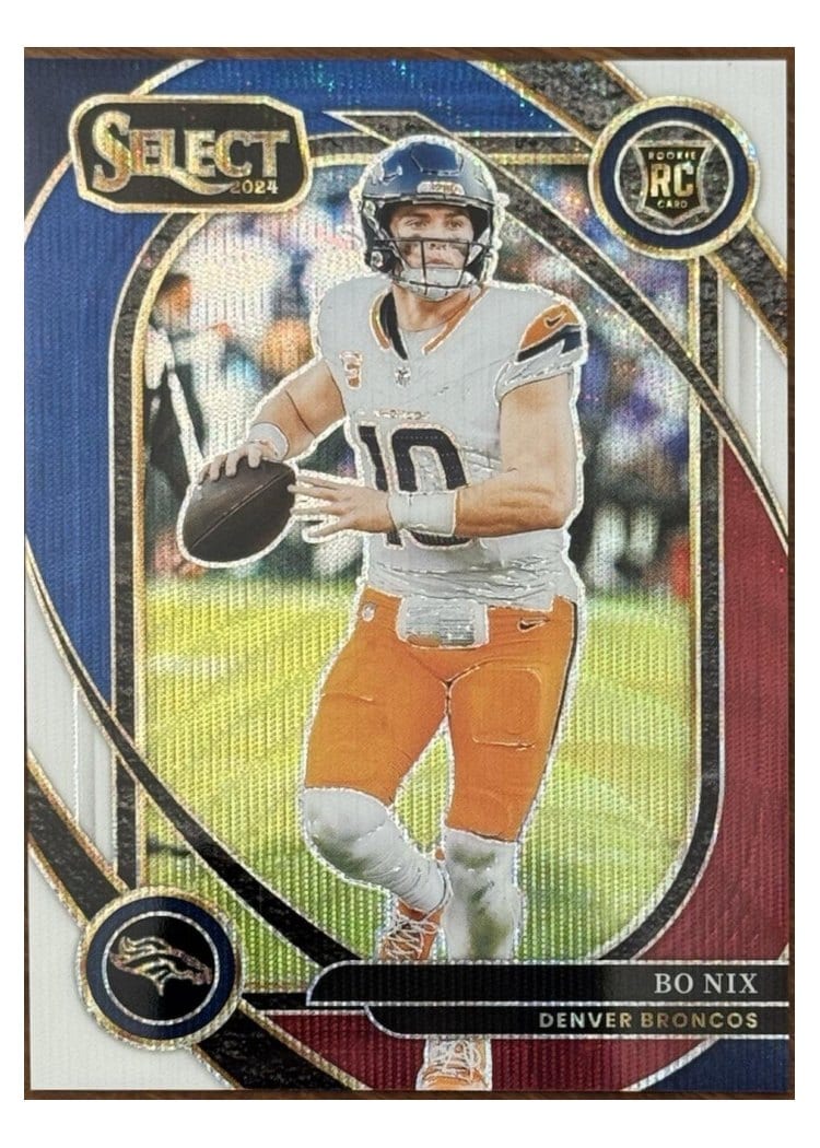 2024 Panini Select Base Set Bo Nix #221 card