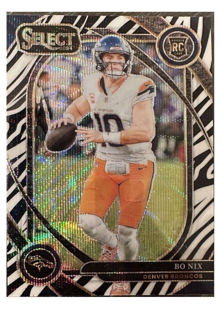 2024 Panini Select Base Set Bo Nix #221 card