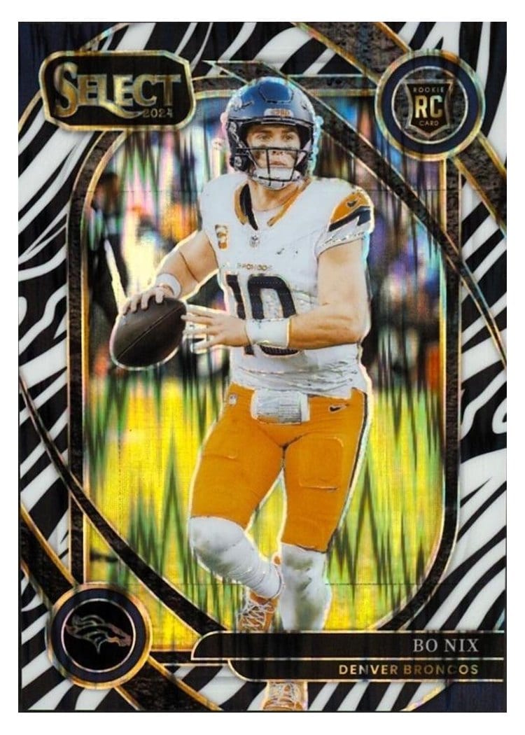 2024 Panini Select Base Set Bo Nix #221 card