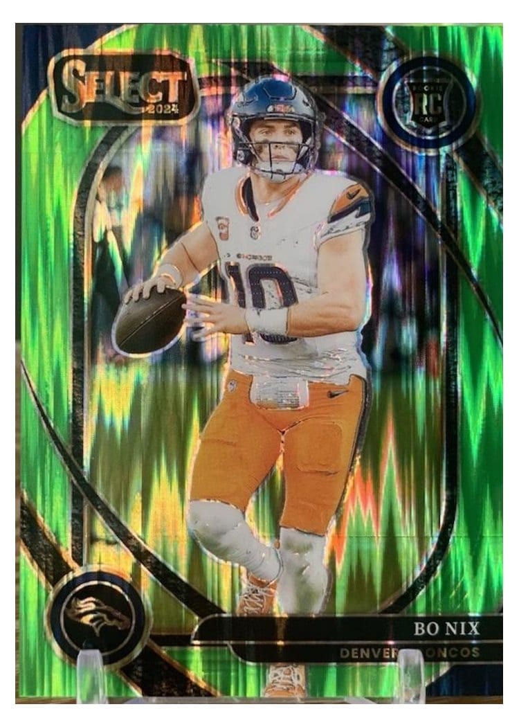 2024 Panini Select Base Set Bo Nix #221 card