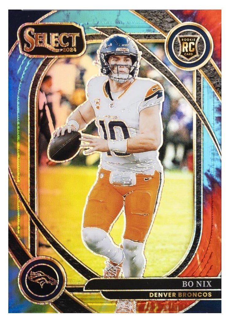 2024 Panini Select Base Set Bo Nix #221 card