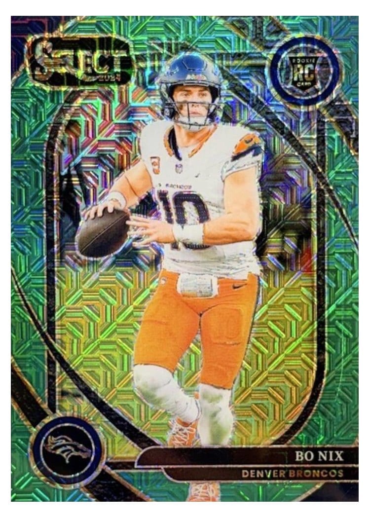 2024 Panini Select Base Set Bo Nix #221 card