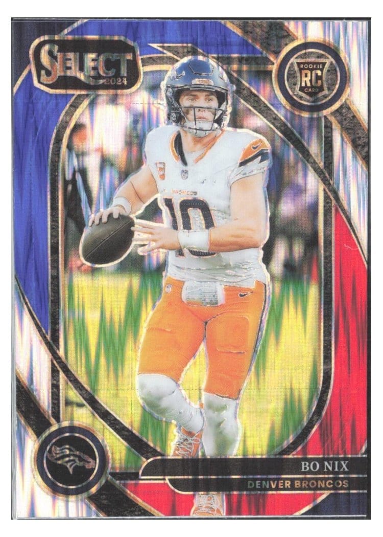 2024 Panini Select Base Set Bo Nix #221 card