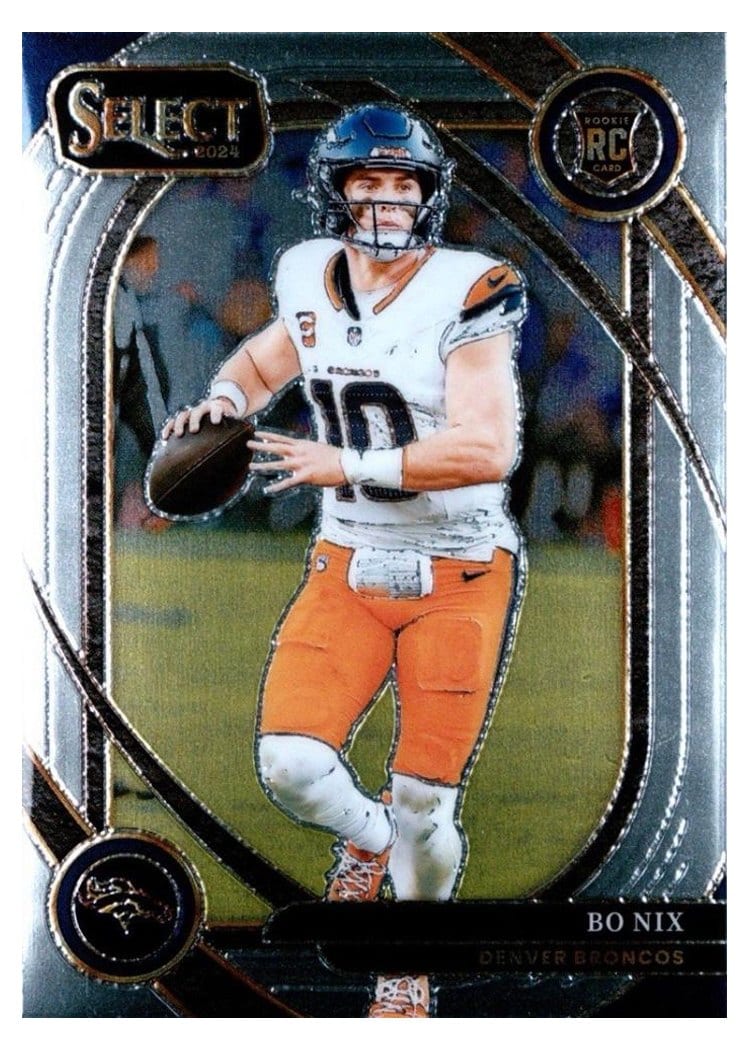 2024 Panini Select Base Set Bo Nix #221 card