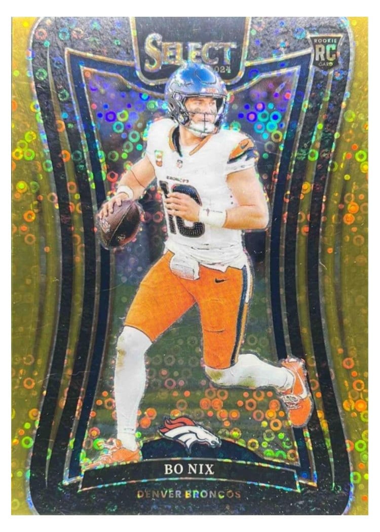 2024 Panini Select Base Set Bo Nix #382 card