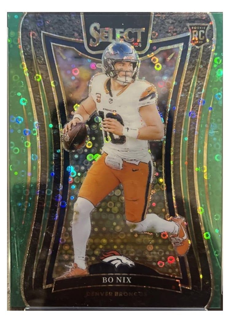 2024 Panini Select Base Set Bo Nix #382 card