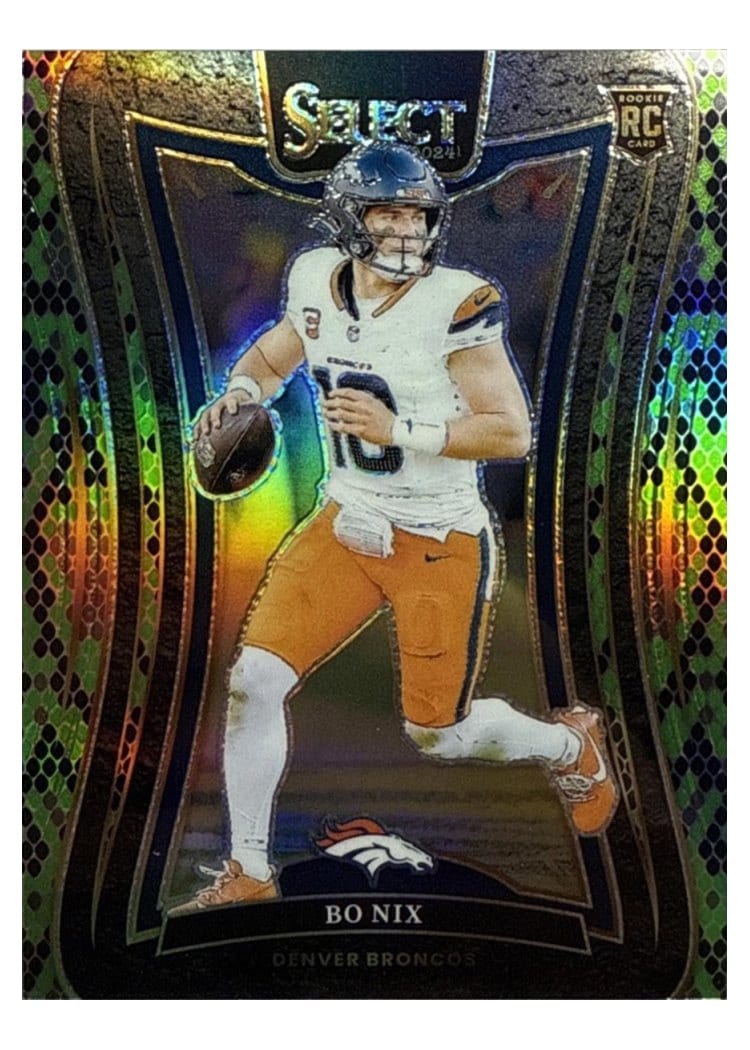 2024 Panini Select Base Set Bo Nix #382 card