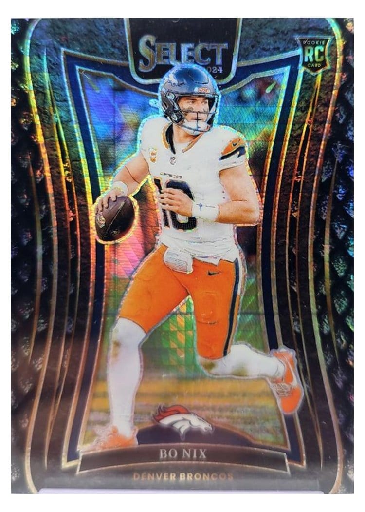 2024 Panini Select Base Set Bo Nix #382 card