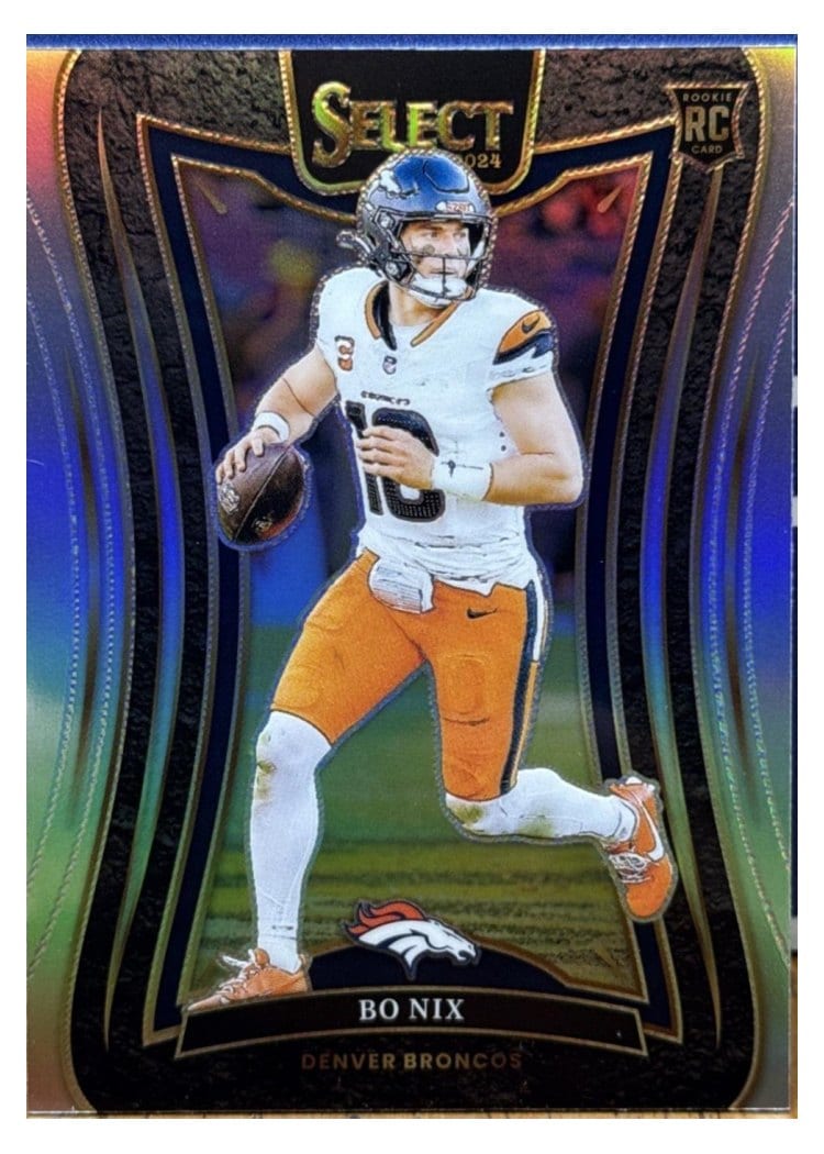 2024 Panini Select Base Set Bo Nix #382 card