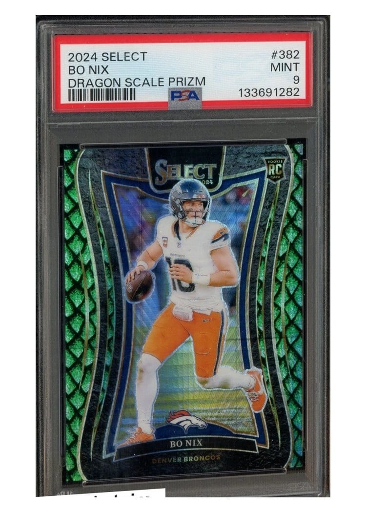 2024 Panini Select Base Set Bo Nix #382 card