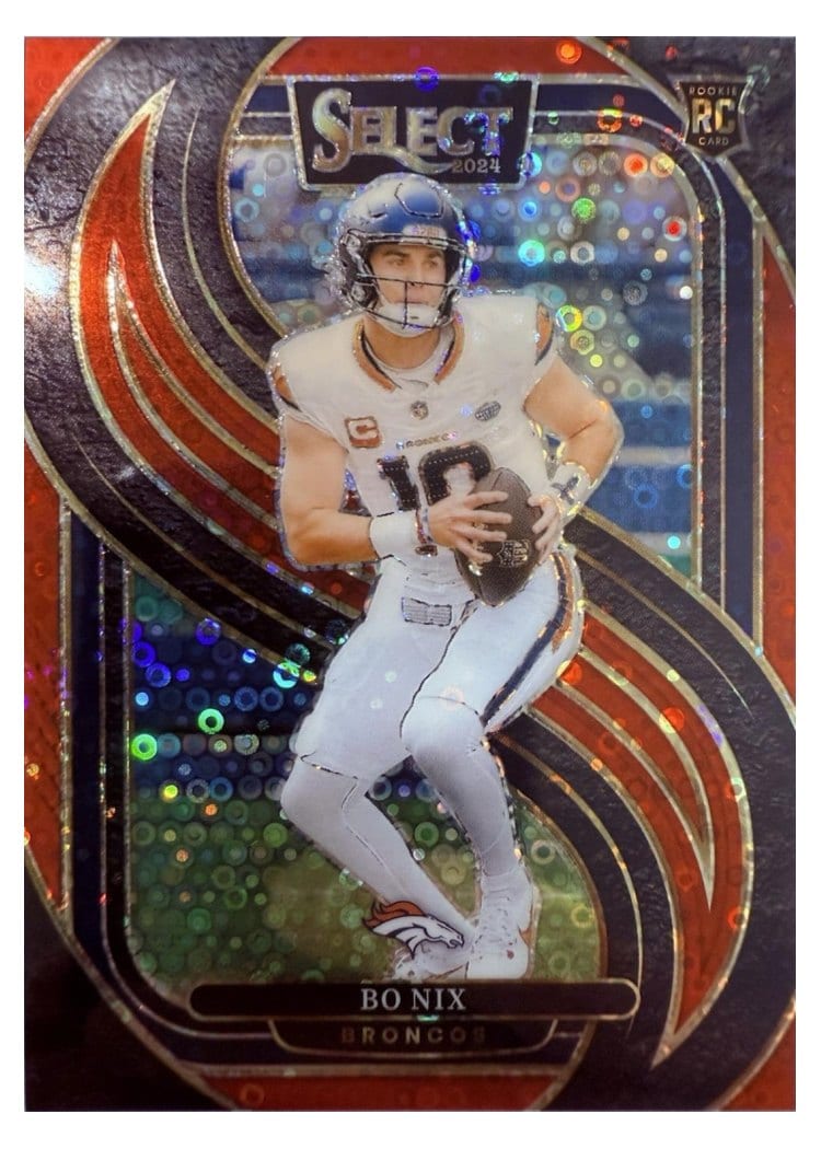 2024 Panini Select Base Set Bo Nix #382 card