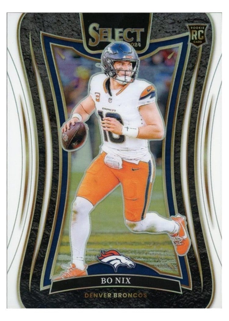 2024 Panini Select Base Set Bo Nix #382 card
