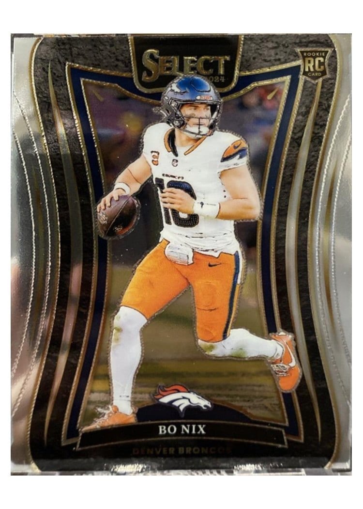 2024 Panini Select Base Set Bo Nix #382 card