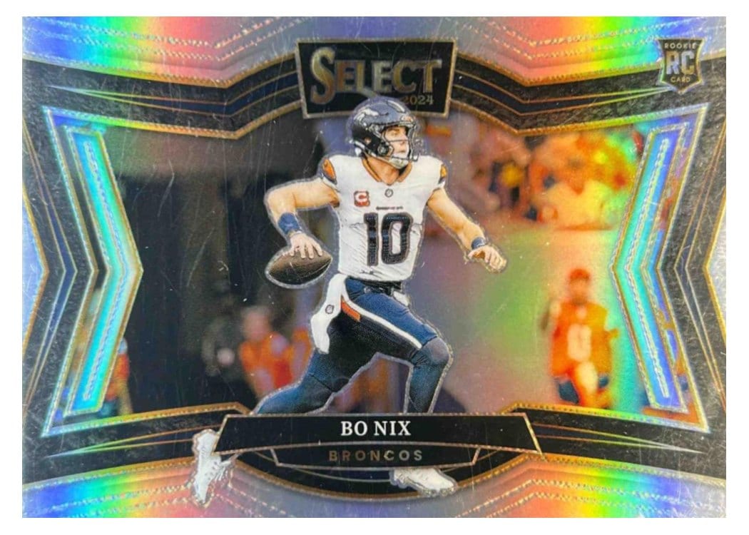 2024 Panini Select Base Set Bo Nix #472 card