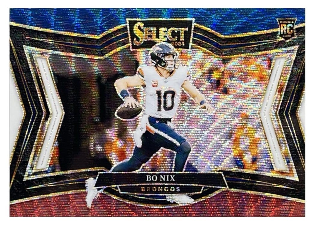 2024 Panini Select Base Set Bo Nix #472 card