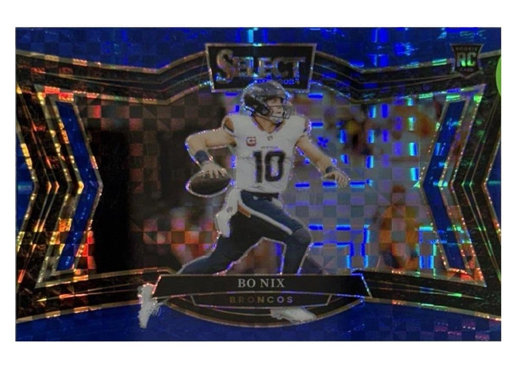 2024 Panini Select Base Set Bo Nix #472 card