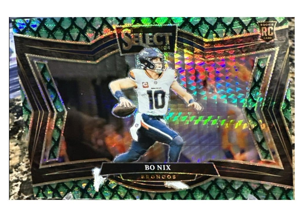 2024 Panini Select Base Set Bo Nix #472 card