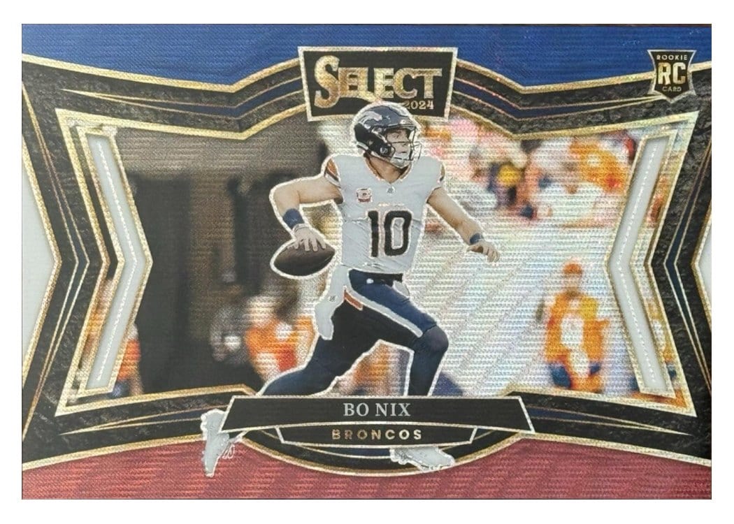 2024 Panini Select Base Set Bo Nix #472 card