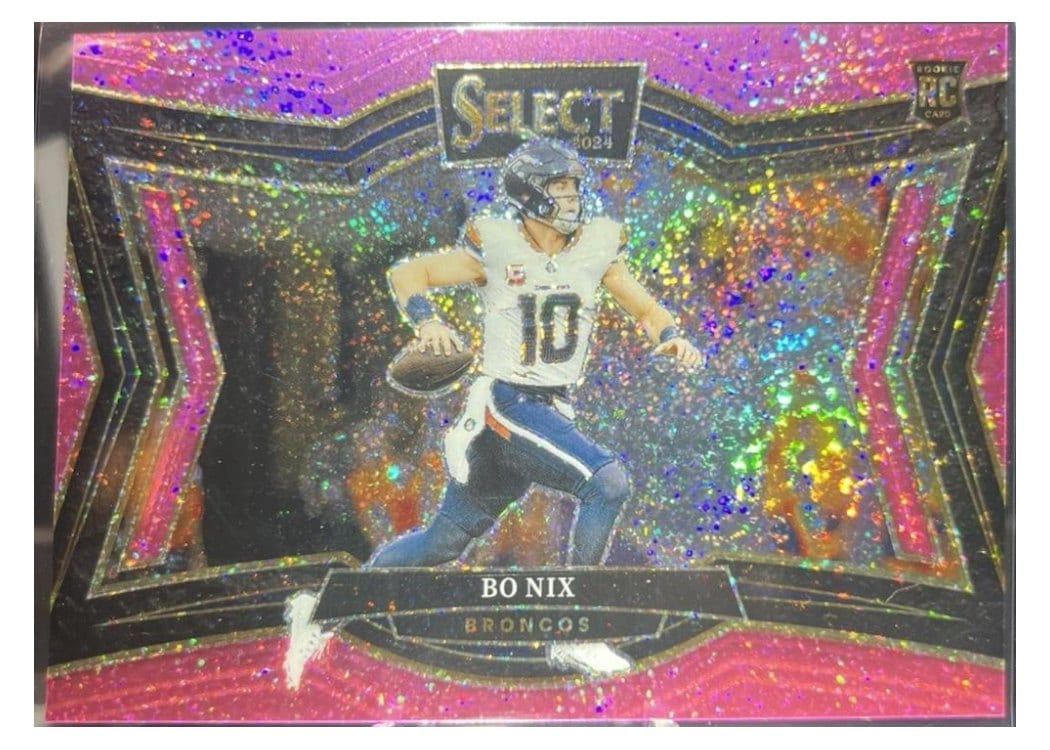 2024 Panini Select Base Set Bo Nix #472 card