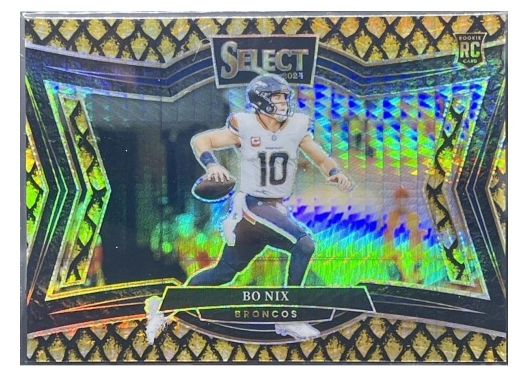 2024 Panini Select Base Set Bo Nix #472 card