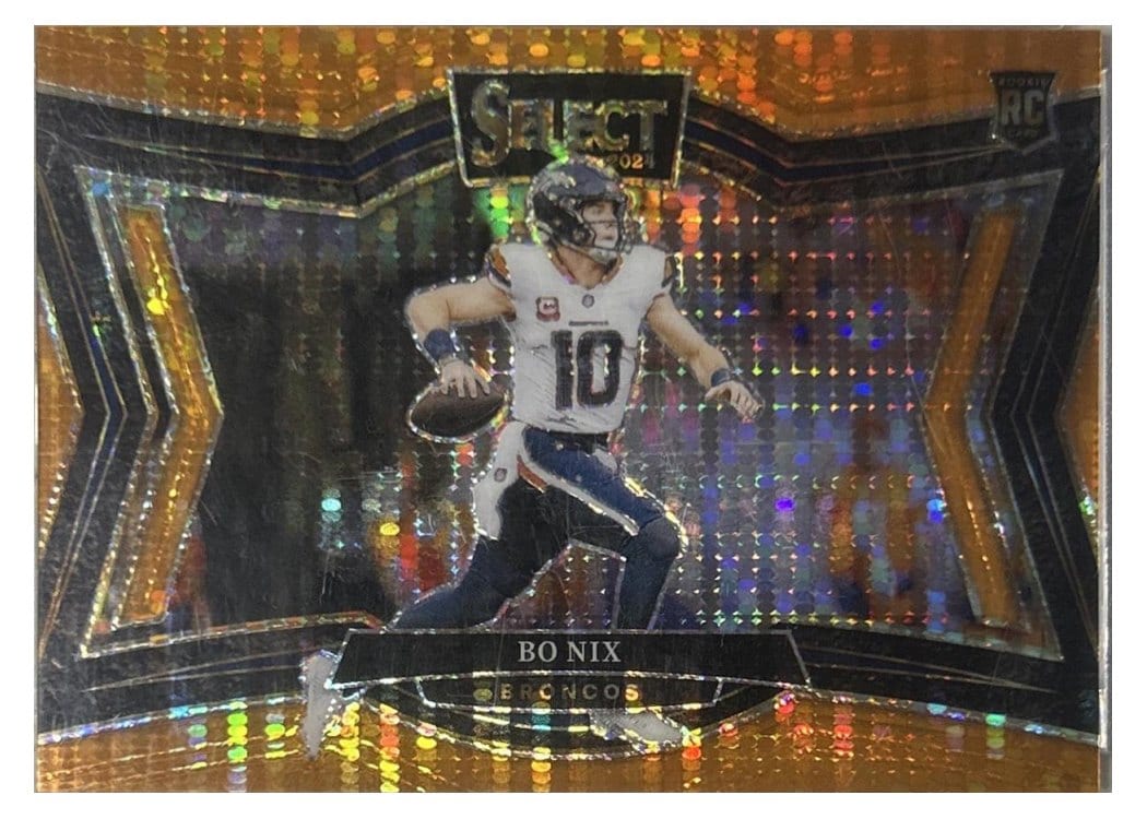 2024 Panini Select Base Set Bo Nix #472 card