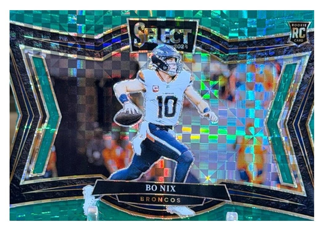 2024 Panini Select Base Set Bo Nix #472 card