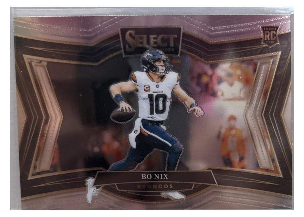 2024 Panini Select Base Set Bo Nix #472 card