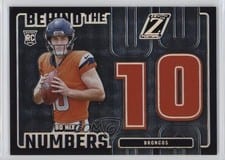 2024 Panini Zenith Behind The Numbers Bo Nix #4 card
