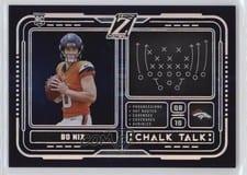 2024 Panini Zenith Chalk Talk Bo Nix #4 card