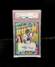 2024 Topps Chrome Chrome All-Etch Rookie Rush Autographs Bo Nix #RRA-BN card