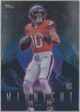 2024 Topps Midnight Base Set Bo Nix #27 card