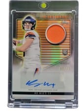 2024 Topps Midnight Rookie Jersey Autographs Bo Nix #RJA-BN card