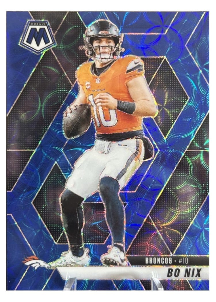 2025 Panini Mosaic Bo Nix #173 card