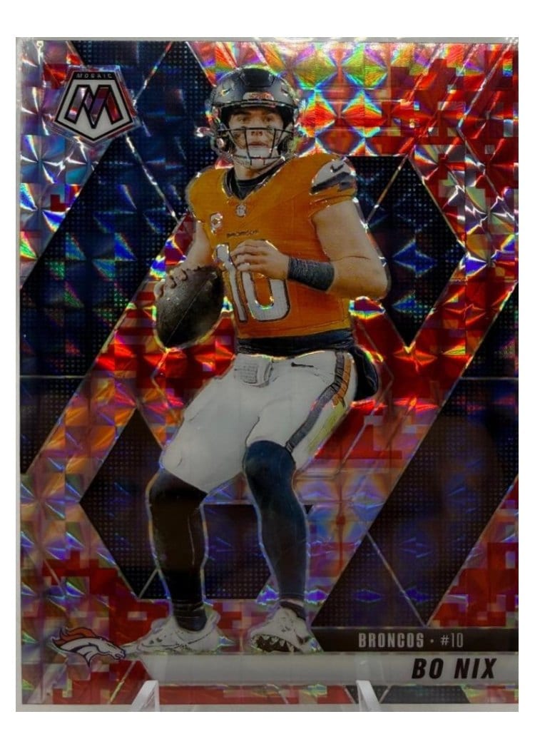 2025 Panini Mosaic Bo Nix #173 card