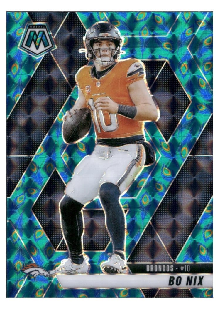 2025 Panini Mosaic Bo Nix #173 card