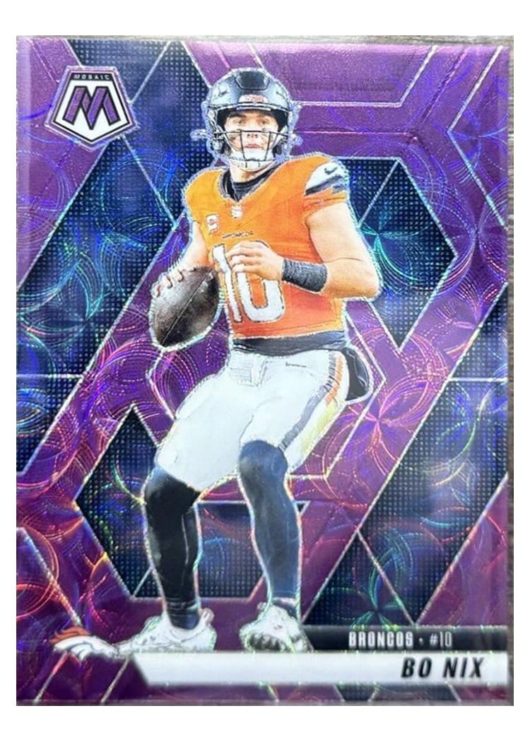 2025 Panini Mosaic Bo Nix #173 card
