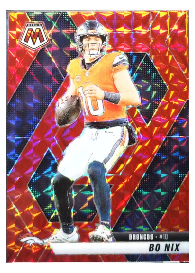 2025 Panini Mosaic Bo Nix #173 card
