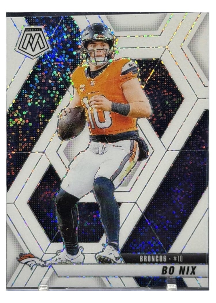 2025 Panini Mosaic Bo Nix #173 card
