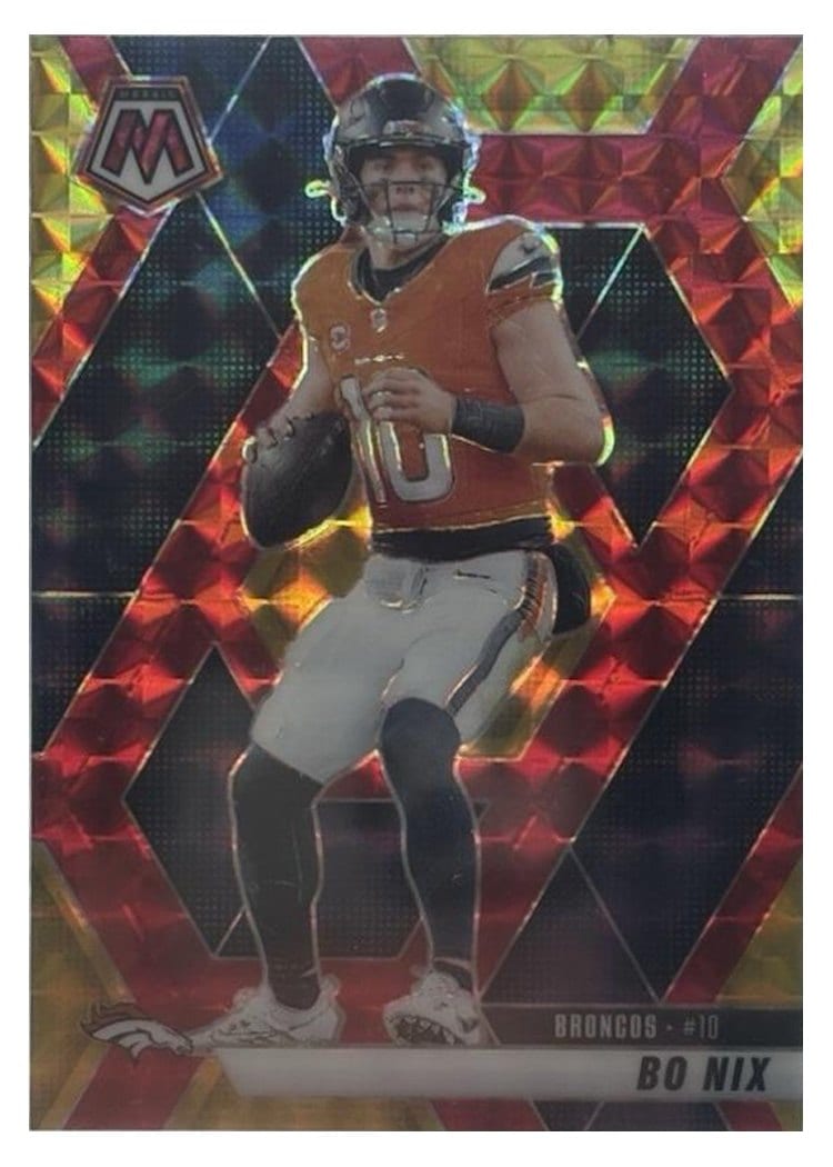 2025 Panini Mosaic Bo Nix #173 card