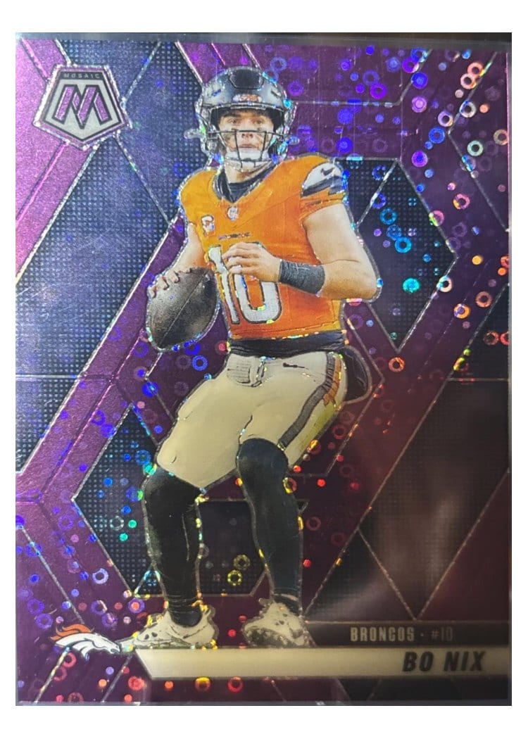 2025 Panini Mosaic Bo Nix #173 card